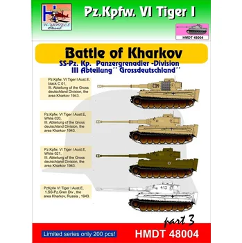 Plastikový model HM decals 1/48 Decals Pz.Kpfw.VI Tiger I Battle of Kharkov 3
