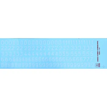 Plastikový model HAD models 1/35 Decal German Turret numbers WWII (part 6)