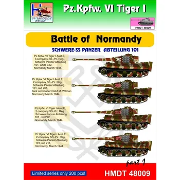 Plastikový model HM decals 1/48 Decals Pz.Kpfw.VI Tiger I Battle Normandy 1