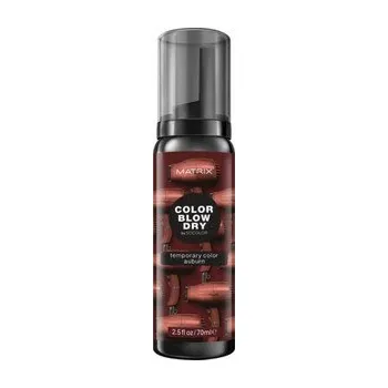 Barva na vlasy Matrix Color Blow Dry Temporary Color smývatelná barvící pěna 70 ml, Auburn
