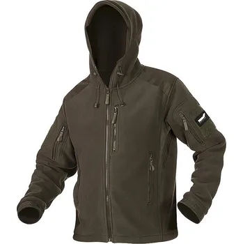 Pánská mikina Texar® Fleecová bunda Husky, Barva: Olive Green, Velikost: XXL