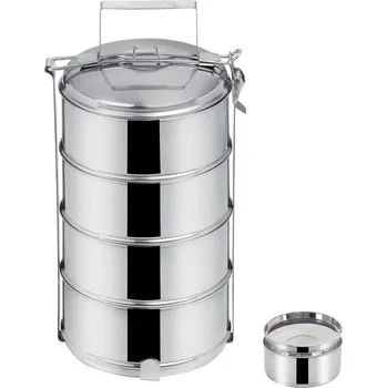 Orion jídlonosič nerez + víka 4 x 1,3 l…