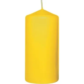 Svíčka SAHM Svíčka PILLAR 100X50mm YEL - 10ks/bal 100021365