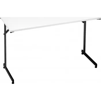 Jídelní stůl AJprodukty Skládací kongresový stůl Claire, 1200x500 mm, bílá, černá 143593