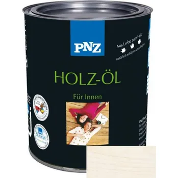 barva a nátěr na dřevo PNZ Olej na dřevo weiß / bílá 2,5 l