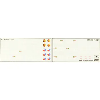 Plastikový model HAD models 1/35 Decal BTR-60 (Czech,East Germany,Hungary)