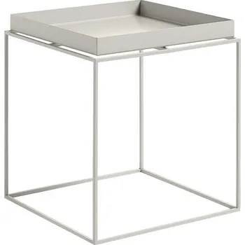 Konferenční stolek HAY Stolek Tray Table 40x40, warm grey