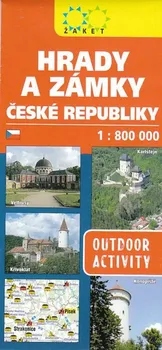 Hrady a zámky České republiky 1:800 000 - Žaket (2017)