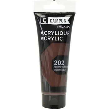 Vodová barva Akrylová barva Raphael 202 - Burnt Umbra - Umbra pálená 100 ml