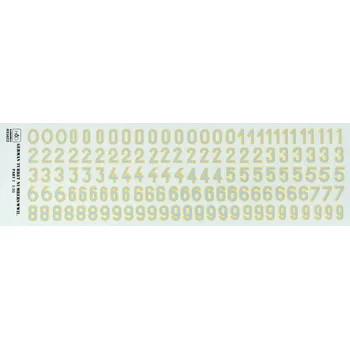 Plastikový model HAD models 1/35 Decal German Turret numbers WWII (part 2)