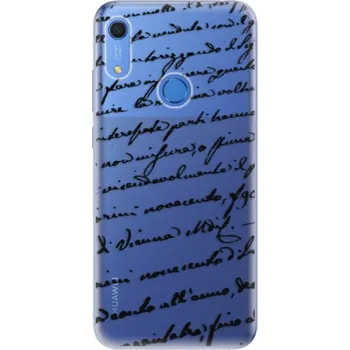 Odolné silikonové pouzdro iSaprio - Handwriting 01 - black - Huawei Y6s