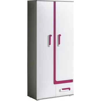 Dětský pokoj Casarredo Policová skříň APETTITA 3 antracit/růžová