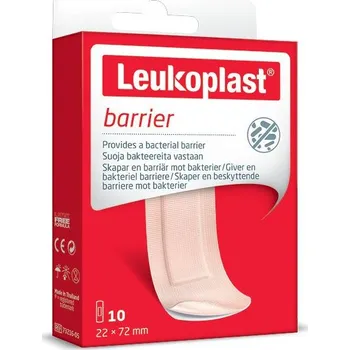 Náplast Leukoplast Barrier Náplast voděodolná 22 x 72 mm 10 ks
