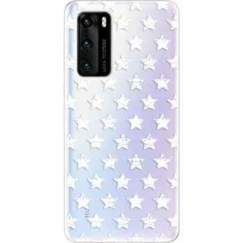 Pouzdro na mobilní telefon Odolné silikonové pouzdro iSaprio - Stars Pattern - white - Huawei P40