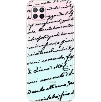 Pouzdro na mobilní telefon Odolné silikonové pouzdro iSaprio - Handwriting 01 - black - Huawei P40 Lite