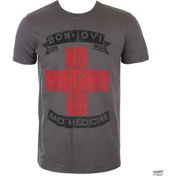 Pánské tričko Recenze Plastic Head Bon Jovi Bad Medicine PH10312 L