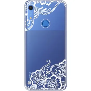Pouzdro na mobilní telefon Silikonové pouzdro iSaprio - Huawei Y6s - White Lace 02 (Odolný silikonový kryt, obal, pouzdro iSaprio - Huawei Y6s - White Lace 02 - skvělá ochrana a pružnost, stylový UV potisk, lehkost, tiskne se v České republice)