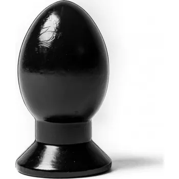 Anální kolík Mister B WAD Favor of the Emperor Plug Black S, černý anální kolík 10,8 x 5,8 cm
