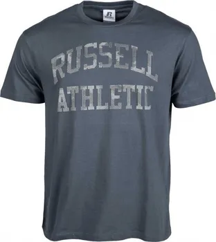 Pánské tričko Russell Athletic Arch Logo Tee tmavě šedé L