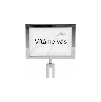 ALDA-HOTEL-EQUIPMENT Informační tabule A4 k páskové zábraně BP230CSS