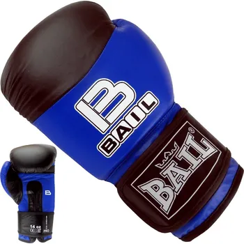 Boxerské rukavice Boxerské rukavice SPARRING PRO 14 oz modro-černé