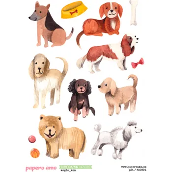 samolepka Papero amo - Samolepky arch - DOMA 04-20 / Psi