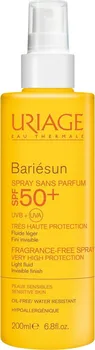Přípravek na opalování Uriage Bariésun Fragrance-Free Spray SPF 50+ 200 ml