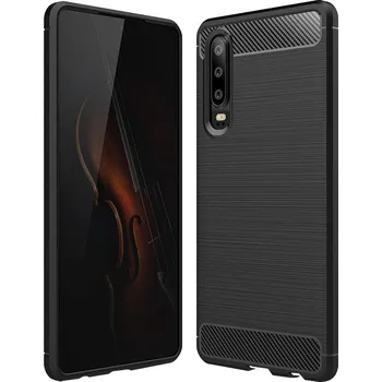 Pouzdro na mobilní telefon OEM Carbon Case pro Huawei P30 černé