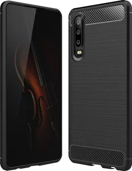 Pouzdro na mobilní telefon OEM Carbon Case pro Huawei P30 černé