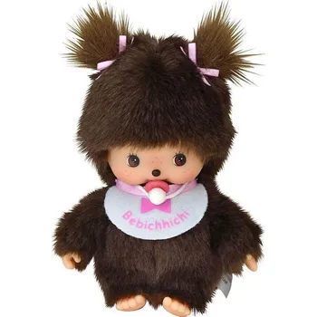 Monchhichi Bebiči dívka s dudlíkem 15 cm