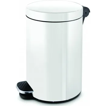 Odpadkový koš Caretrade Pedálový koš 3l - bílý