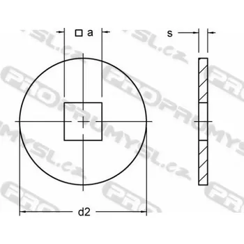 podložka Podložka pro dřevěné konstrukce DIN 440V 14,0 bez PÚ