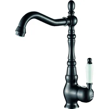 Vodovodní baterie dřezová baterie Laveo EVORA BAE 765D černá matná