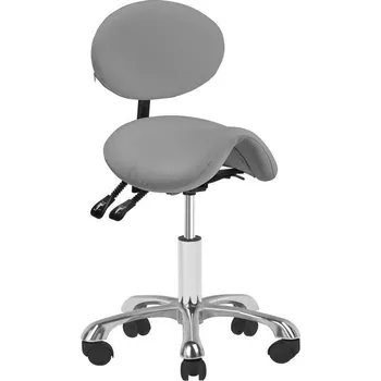 Taburet Kosmetická židle Giovanni 1025 - šedá