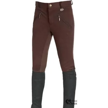 Jezdecké kalhoty Dětské rajtky Horze -SLIM FIT- - Hnědá - 140