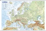 Evropa: Nástěnná obecně zeměpisná mapa…