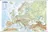 kniha Evropa: Nástěnná obecně zeměpisná mapa 1:4 500 000 - Kartografie Praha (2020, laminovaná mapa)