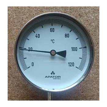 Kuchyňský teploměr Teploměr úhlový TU100 0-120°C stonek 400 mm