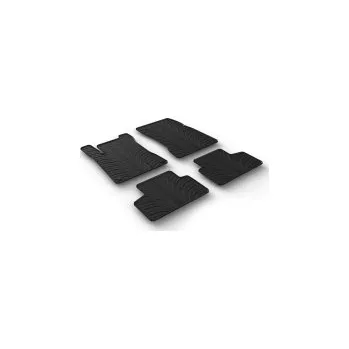 autokoberec Přesné gumové rohože Mercedes GLB X247 -- od roku výroby 11/2019- (4 dílná sada s fixací) SLEVA 5%