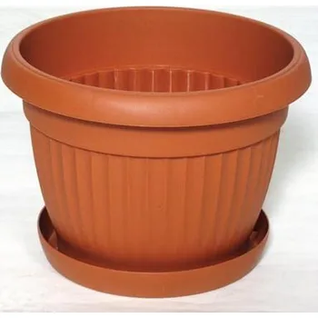 Prosperplast květináč "TERRA NOVA", DCE 13, barva terakota (bez misky), průměr 120 mm