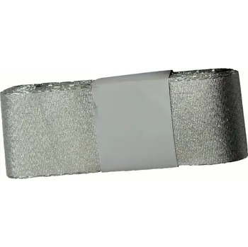 Stuha Adjustační rexorová stuha torsade 40mm stříbrná