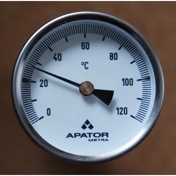 Kuchyňský teploměr Teploměr rovný TR60 rozsah 0-120°C stonek 60 mm