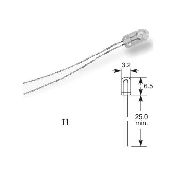 Povinná bezpečnostní výbava 12V 30mA T1 3,2 x 6,5, Elta