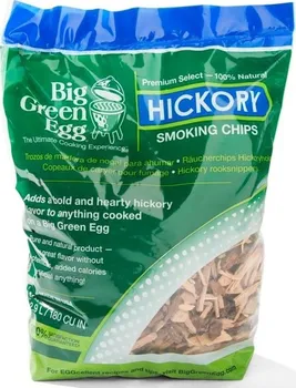 Štěpka na uzení Big Green Egg Dřevěné štěpky na uzení Hickory ořech 2,9 l