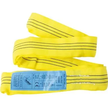 Upínací popruh Zvedací popruh žlutá 3To, L-2,5 metr, šířka-57mm