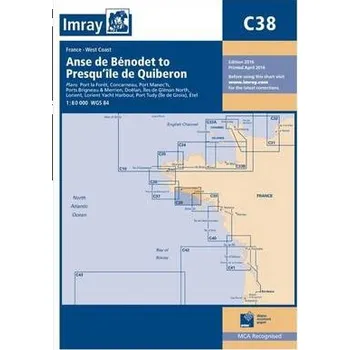 Cizojazyčná kniha Imray Chart C38 - Imray
