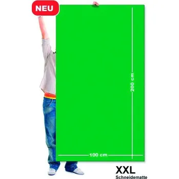 Řezací podložka Řezací podložka 200x100 cm, zeleno/zelená, jednostranná, tloušťka 3 mm