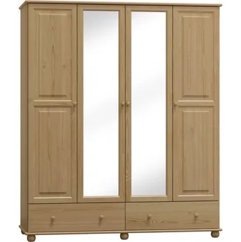 Šatní skříň Max-i Šatní skříň ze dřeva ABRAHAMSEN NORE Zvolte barvu:: moření dub, Šířka: 160 cm