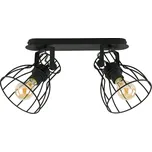 TK Lighting Alano 2xE27 60 W černé 