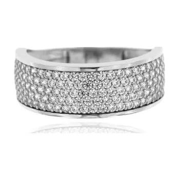 Prsten Zlatnictví U Kostela Stříbrný prsten s bílými kamínky 606 61 2143-18430328